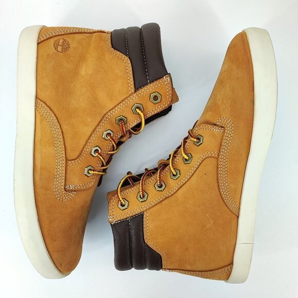 Timberland Women's Londyn Wheat Nubuck  Leather Boots Size 8.5 - Picture 5 of 9